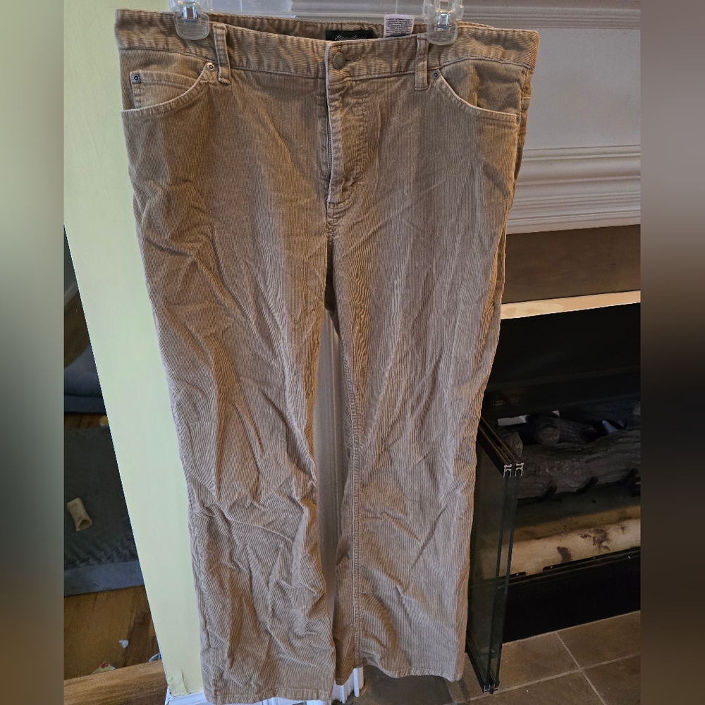 Eddie Bauer Tan Corduroy Pants
